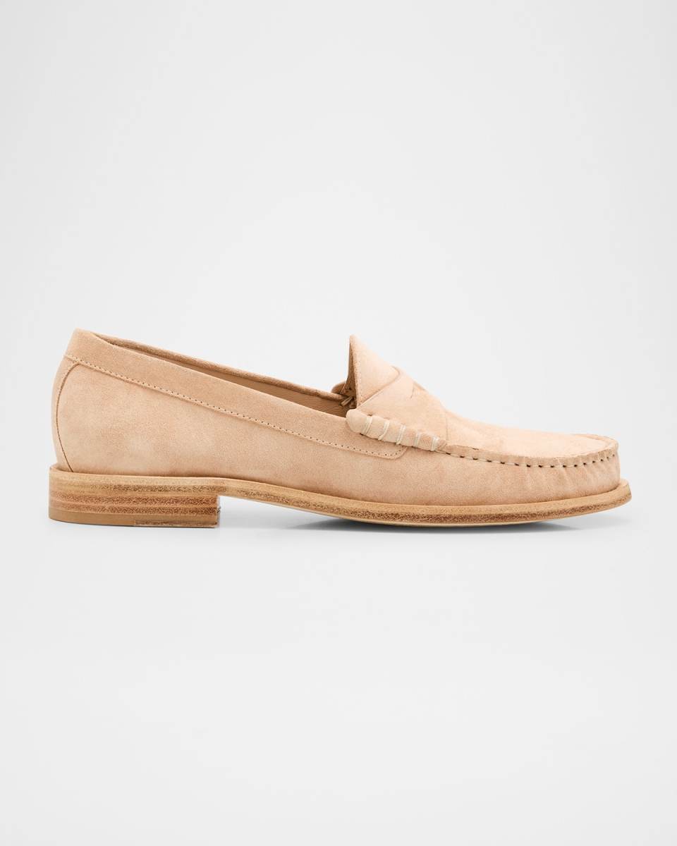 Lottie Suede Penny Loafers